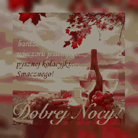 Wino wśród winogron miłego wieczoru